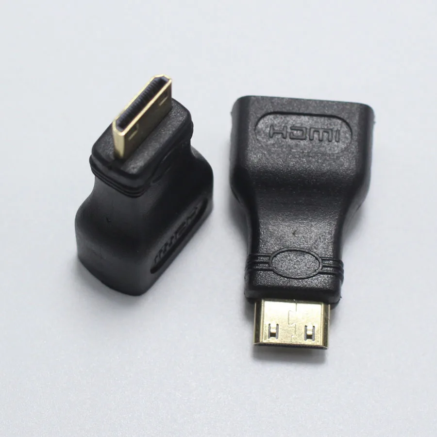 EClyxun 1 шт. HDMI Стандартный гнездовой разъем к мини Штекерный конвертер аудио