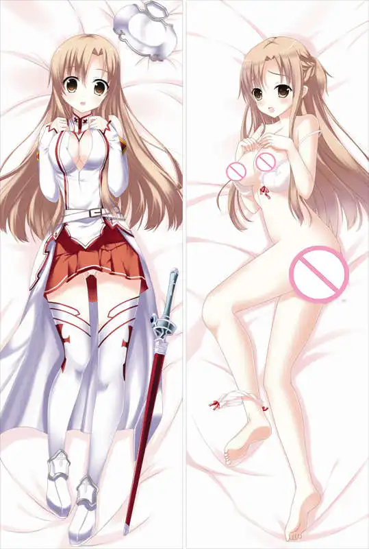Sword art online(SAO) персонажи Аниме Сексуальная девушка Асуна наволочка пистолет Гейл онлайн GGO наволочка для тела - Цвет: 3