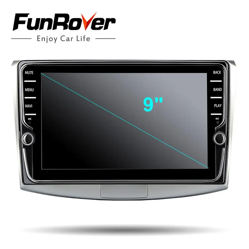 Funrover 2G+32ROM 2 din автомагнитолы For Volkswagen Passat 7 2010- GPS Android 8.0 aвтомагнитола магнитола автомагнитолы Андроид для Фольксваген Пассат 7 B7 аксессуары штатная магнитола автомобильная мультимедиа