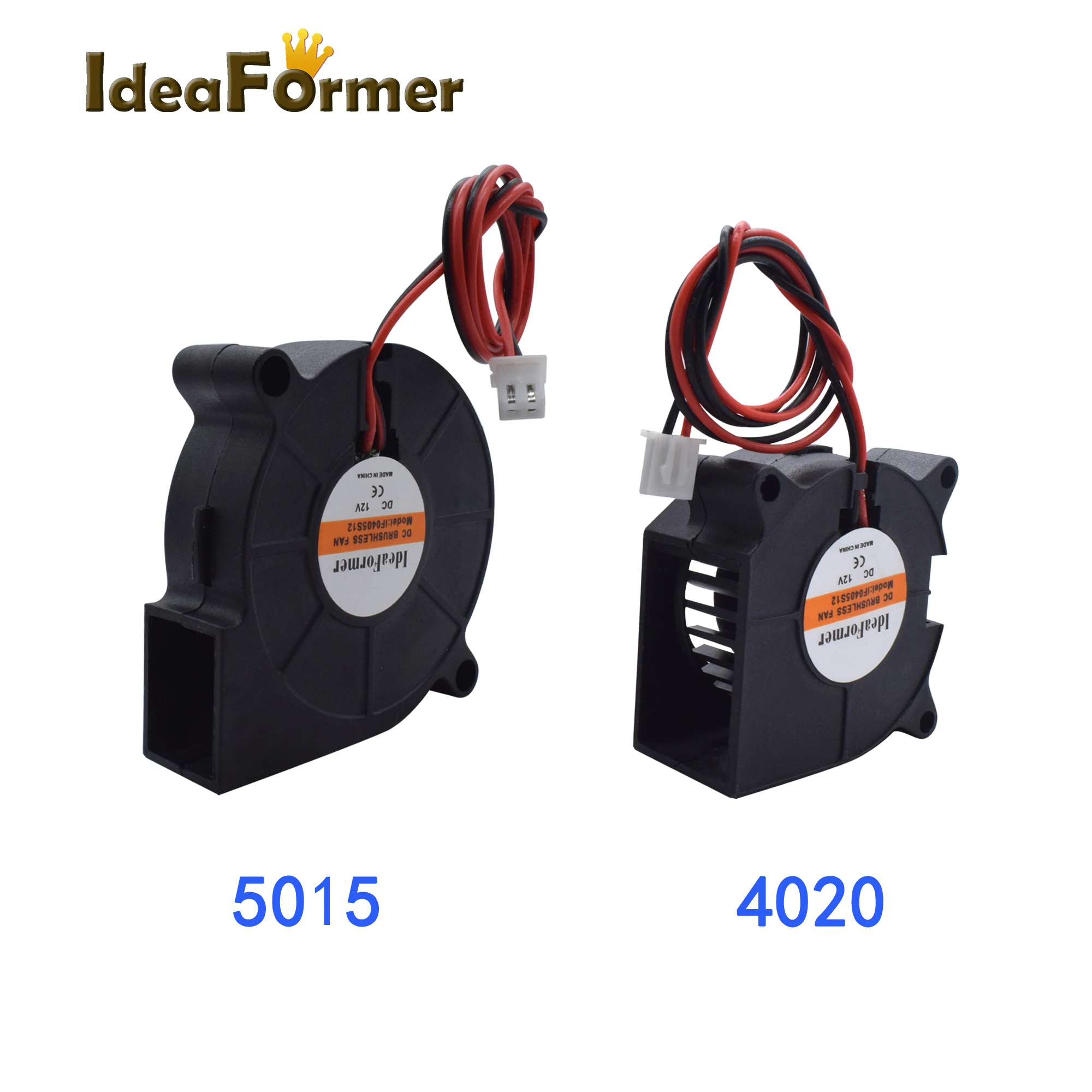 4020/5015 Вентилятор охлаждения 12 V/24 V 50x50x15 мм/40x40x20 мм 2 Pin кабель DuPont для 3D-принтеры Запчасти С Подогревом Печати охлаждения