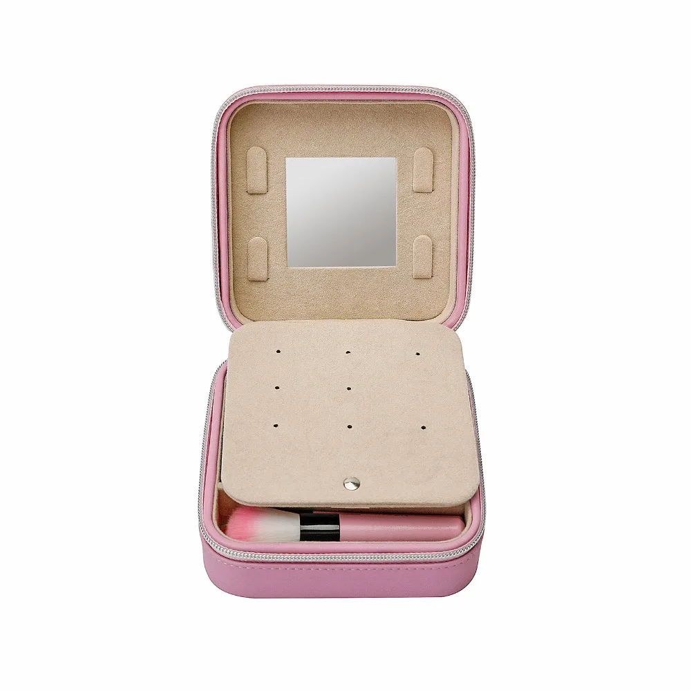 Вандер Макияж косметический розовый Красота хранения Кисточки Box Косметика