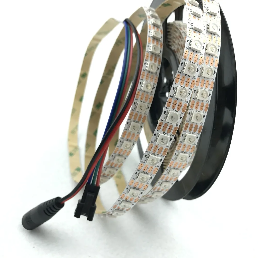 Полноцветная Пиксельная Светодиодная лента 4m 90 светодиодный s/m DC5V WS2813 RGB IP66 С