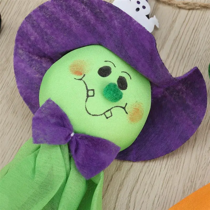 3 шт. Хэллоуин призрак гирлянды украшения опора для бар партии (оранжевый + белый