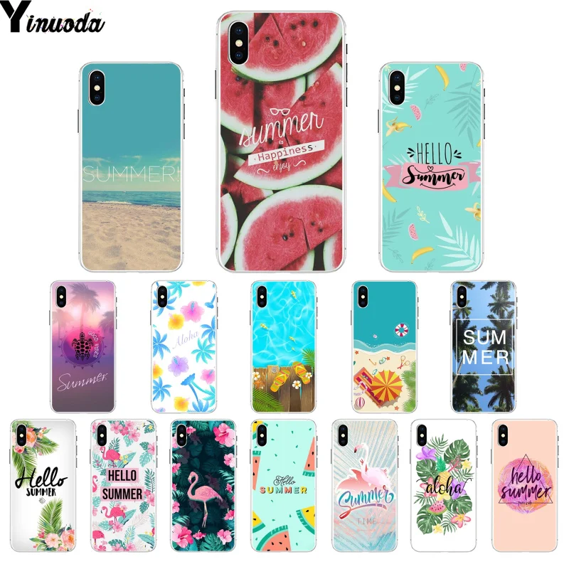 Yinuoda Прохладный в Hello лето пользовательские фото мягкий чехол для телефона iPhone 5 5Sx