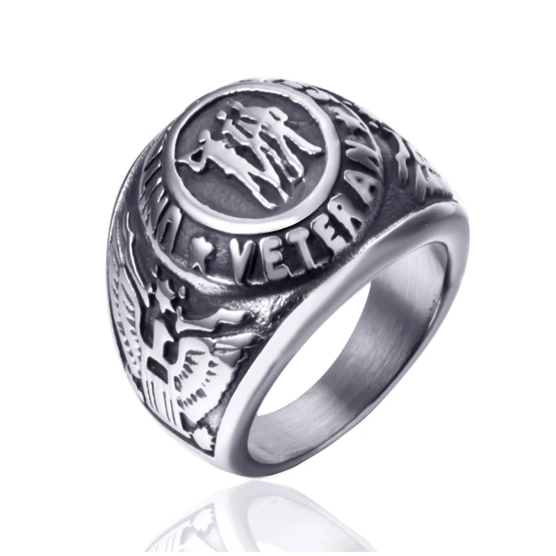 

Men Stainless Steel Ring USN Navy Commemorate Wholesale Jewelry