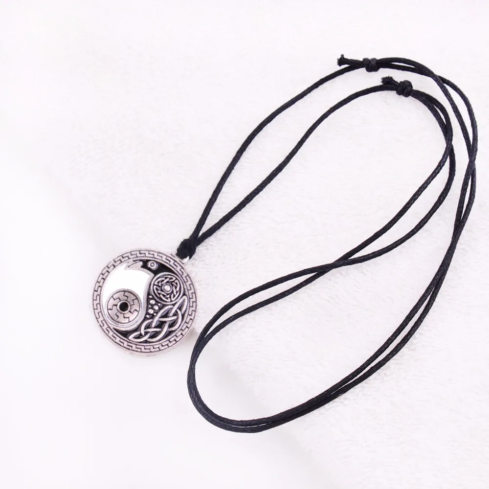 Odin Ворон Valknut Amulet норвежский викинг Runes Triskelion символ Triskele мужское ожерелье из