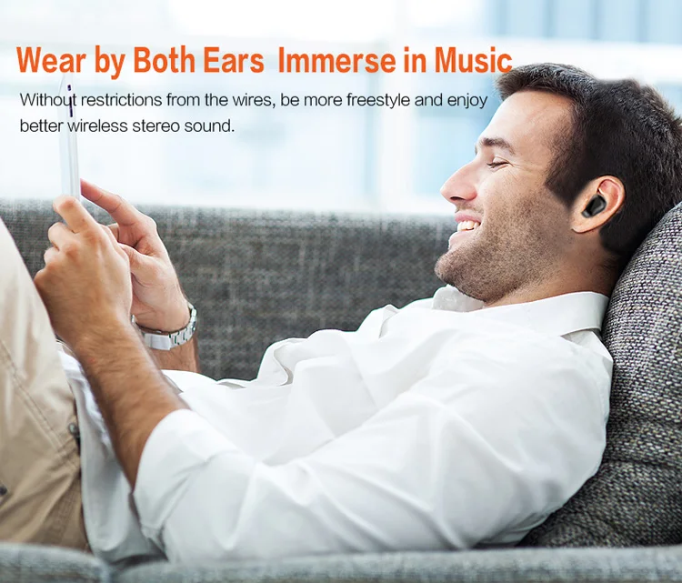 Слог D900P Bluetooth V5.0 TWS наушники настоящие беспроводные стерео D900P спортивные наушники 400 мАч с микрофоном для смартфонов