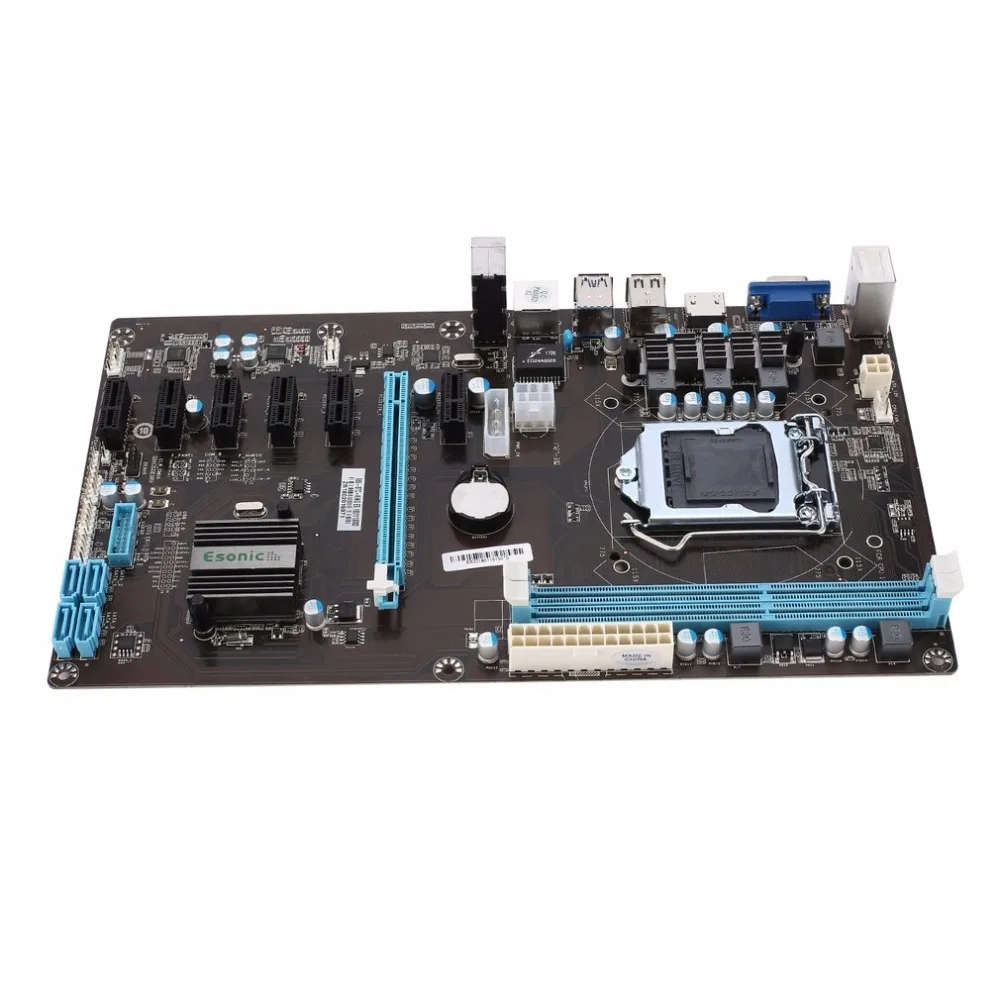 Стабильная версия PCI Express 1x до 16x Riser 6 GPU майнинговая материнская плата 6 шт. PCI-E удлинитель Riser Card для BTC Eth Rig эфириум