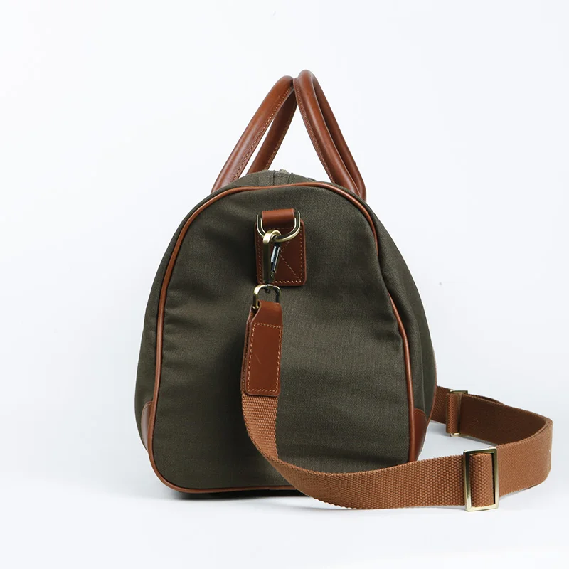 LANSPACE Мужская Холщовая Сумка кожаная модная дорожная сумка брендовый багаж|luggage