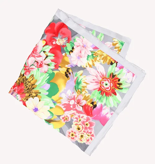 Элегантный шарф ручной работы из 100% саржевого шелка | Аксессуары для одежды