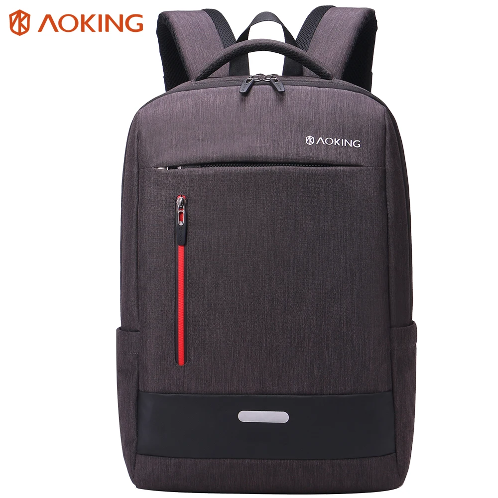 

Aoking Stylish Unisex Nylon Men's Backpack Bag Brand 14.1 Inch Laptop Notebook Mochila for Men Waterproof Back Pack schoolbags