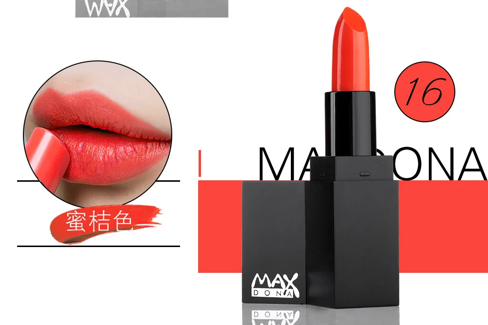 Лидер продаж матовая губная помада 10 цветов с матовым водостойким блеском для