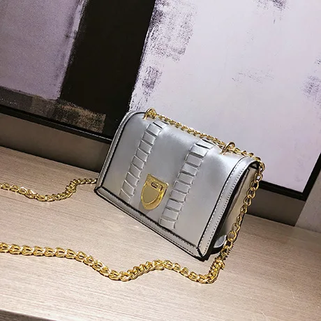 Новый европейский и американский эксклюзивный цепи сумка Мода щит замок Crossbody