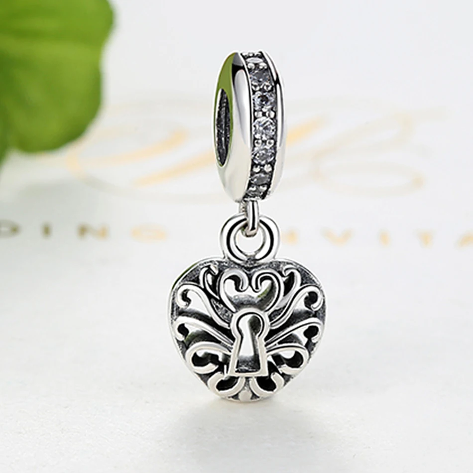 ELESHE 925 пробы серебро навсегда сердце бусины, подходят к оригиналу Pandora, очаровательный Браслеты 925 серебро любовь Семья Шарм, изготовление украшений