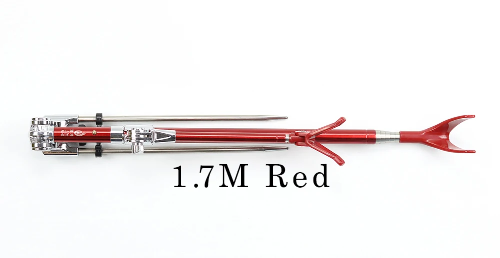 1.7M-Red JOSBY 1,7 м 2,1 м 2,3 м портативный выдвижной складной держатель для удочки из нержавеющей стали 5 цветов телескопический держатель для удочки - Цвет: 1.7M-Red