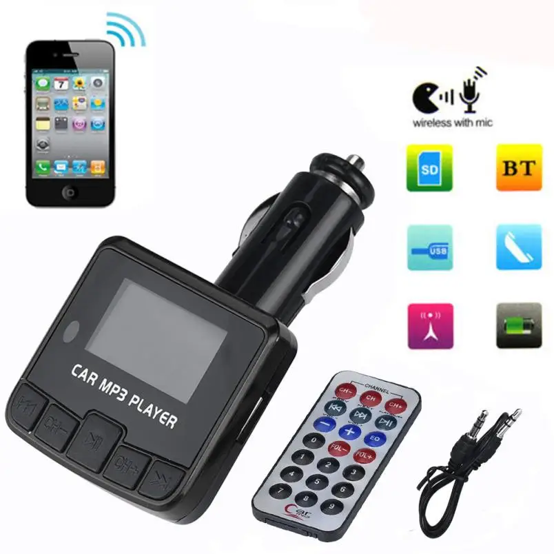 willtoo Car Kit MP3 Player FM Transmitter Wireless Radio Adapter USB Charger 5V/1A Hands-free phone calling Support TF card | Автомобили и
