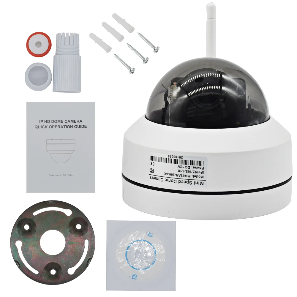 Новый 1080 P 4X беспроводной wifi IPZ камера ночной ИК 30 м купол антивандальные