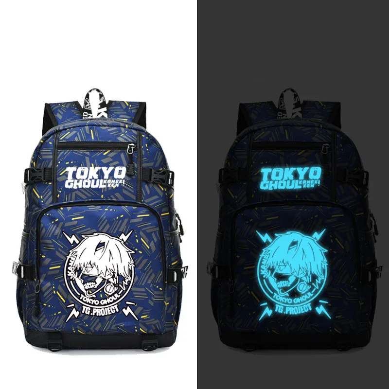 Рюкзак Tokyo Ghoul Kaneki Ken аниме модный дорожный рюкзак для ноутбука с usb портом