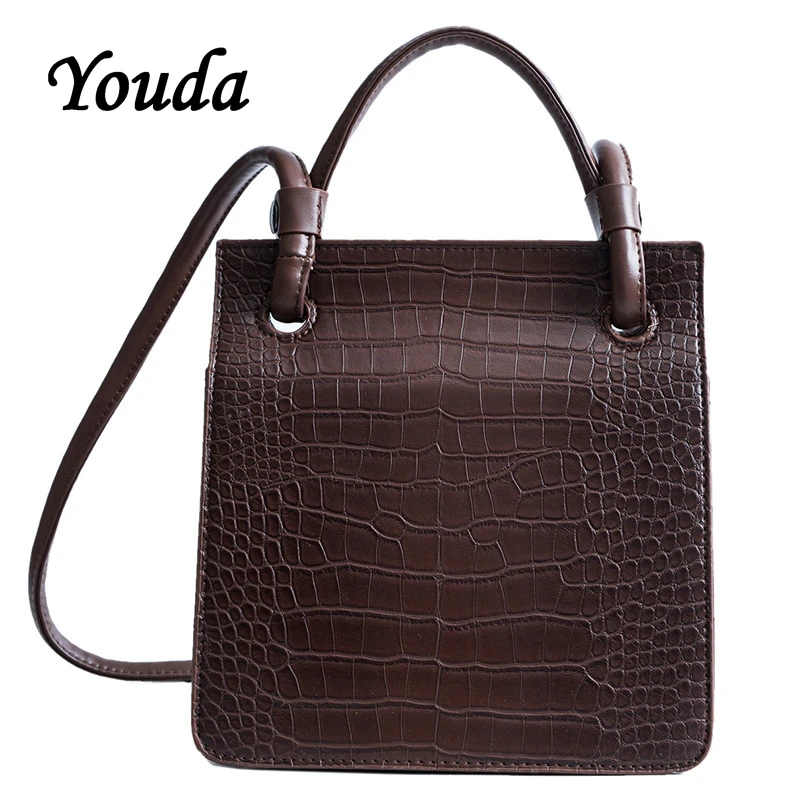 Youda простое качество Ретро стиль женская сумка на плечо Большая вместительная