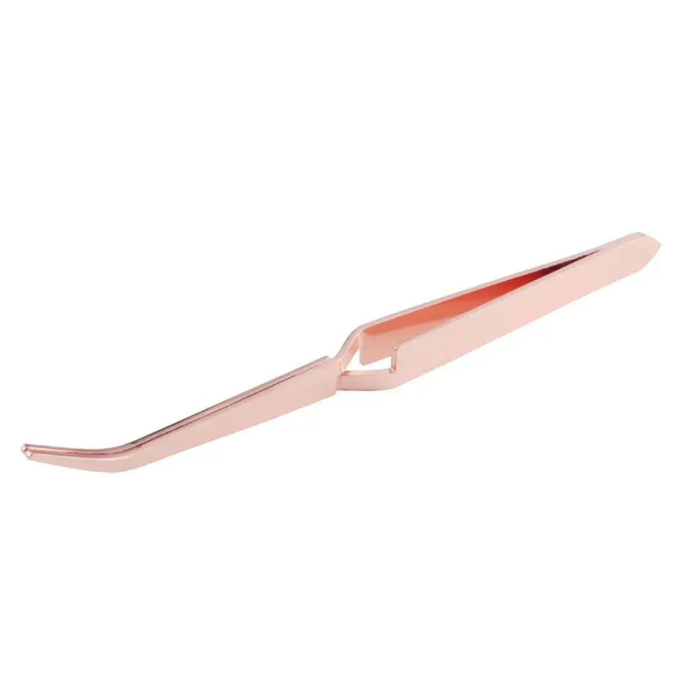Cross Lock Stainless Steel Reverse Action Curved Straight Tweezer Acrylic Nail Shaping Tweezers Maintenance Hand Tools | Красота и