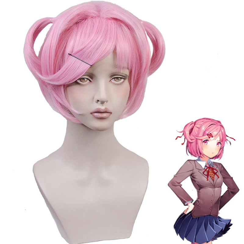 Головной убор Natsuki для косплея игры доки Литературный клуб Косплей Короткие