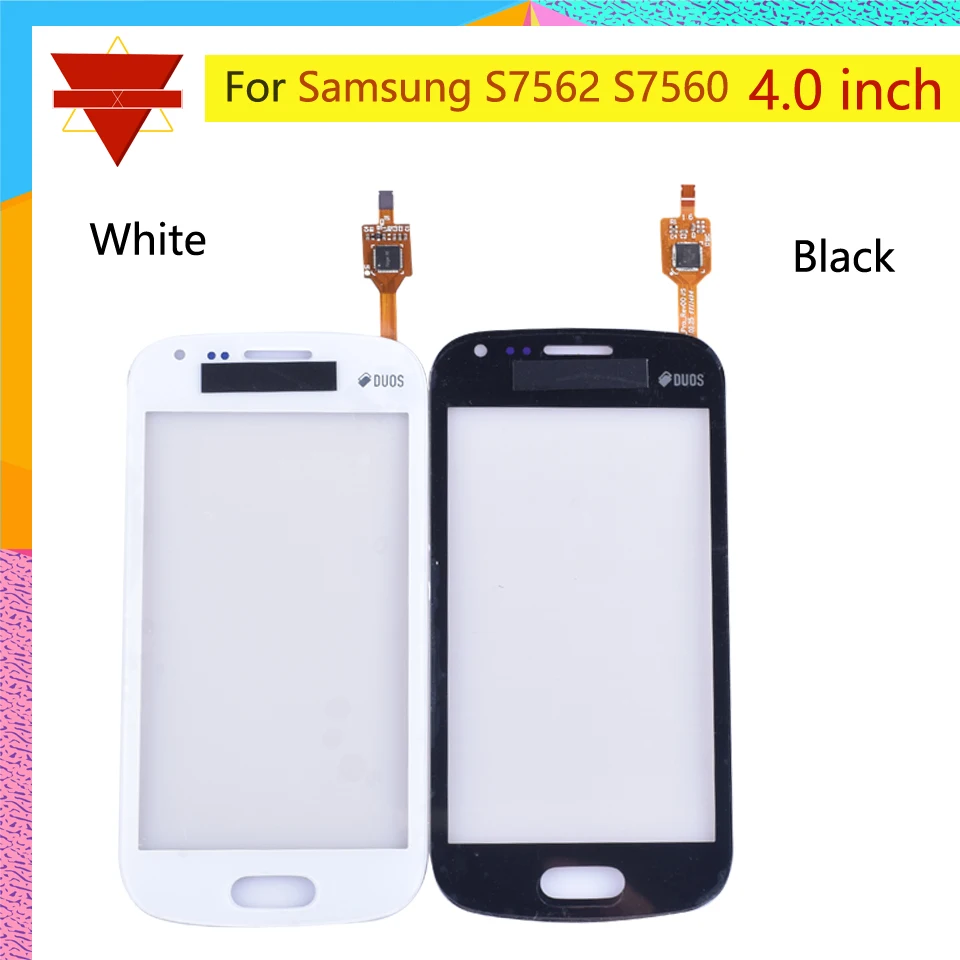 10 шт \ Лот Новый S7560 S756 для samsung galaxy Trend GT S7562 дигитайзер сенсорный экран Замена