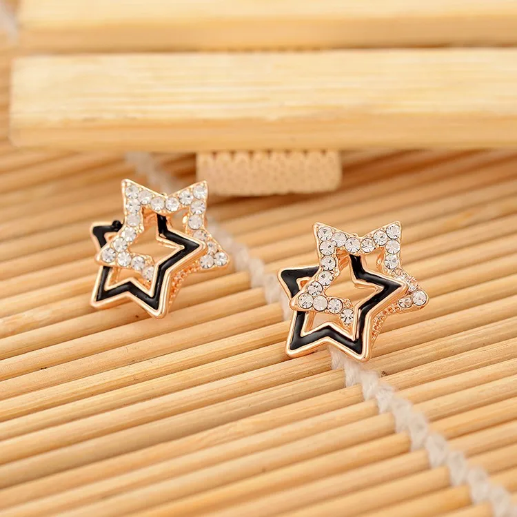 Европейский и американский Шарм посеребренный ювелирный набор масляная цветная