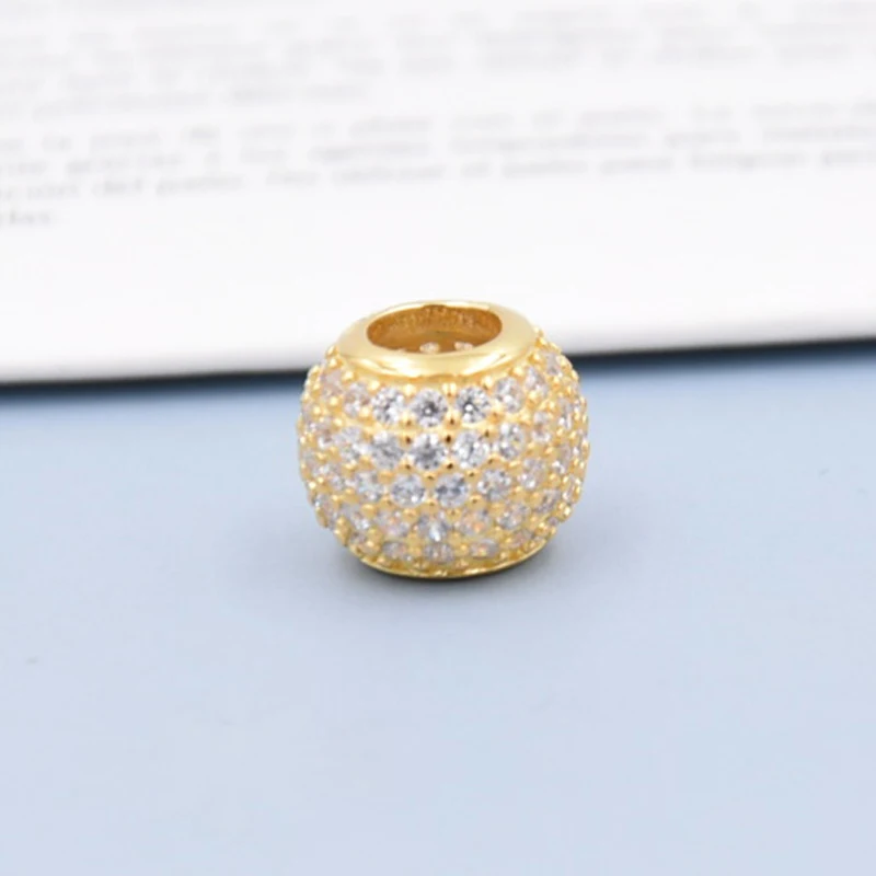 АВОКАДО аутентичные Логотип золотой пластине проложить мяч Серебряные подвески