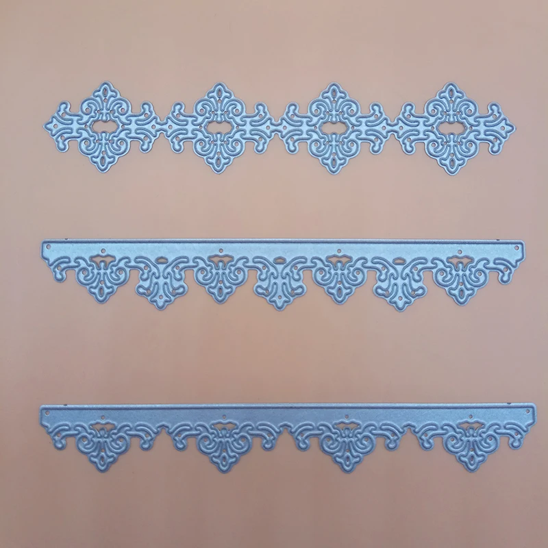 

3pcs Elegant Romantic Lace Edge Border Decor Card Metal Cutting Dies Punch Stencil DIY Scrapbook Paper Photo Craft Template Dies
