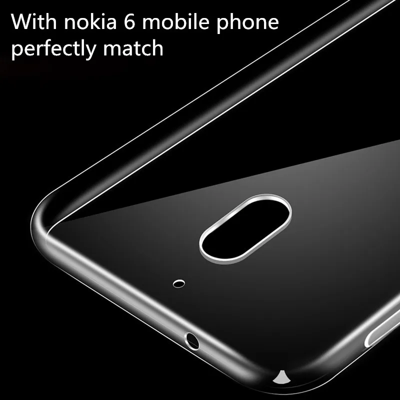 Чехол-накладка для телефона Nokia 6 мягкий прозрачный силиконовый чехол на Android 7