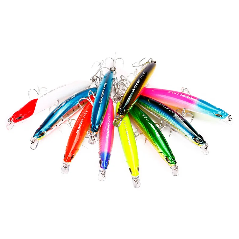 SFT рыболовные приманки 115 мм погружающиеся гольян длинные литые искусственные