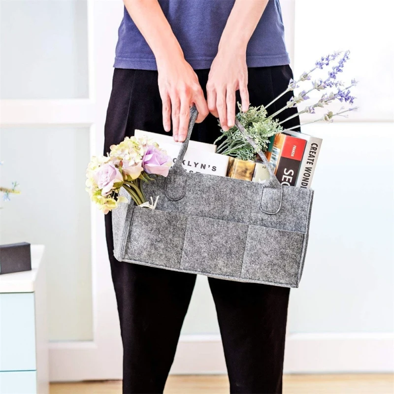 Складная сумка для хранения большой размер органайзер пеленок на стол корзина