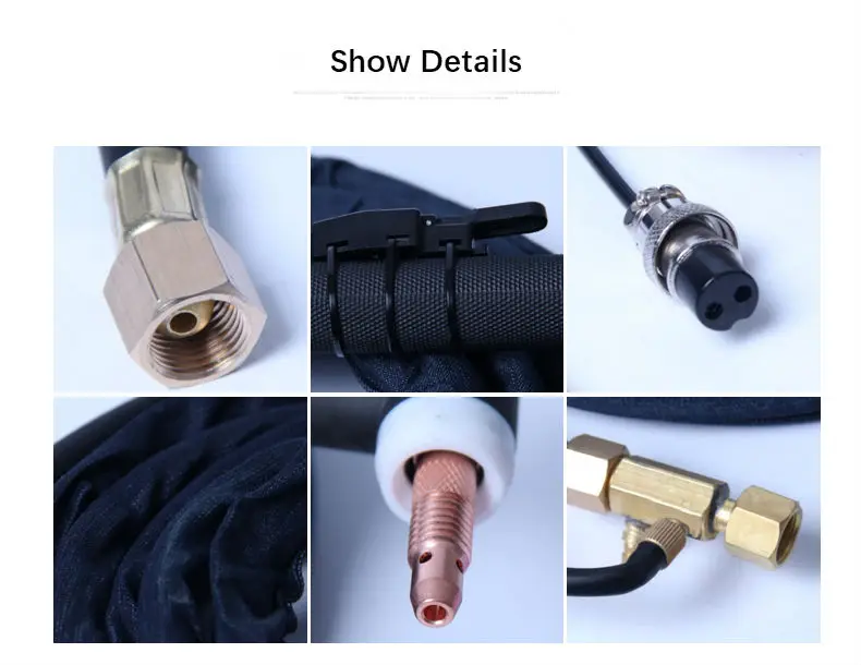 Высококачественный фонарь TIG с водяным охлаждением интегрированный дуговая