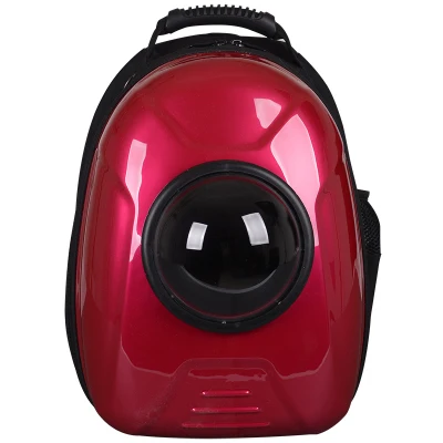 Red Космическая капсула для кошек, дорожные сумки для переноски, переноска для домашних животных, дышащий рюкзак для щенков, переносная сумка для собак - Цвет: Red