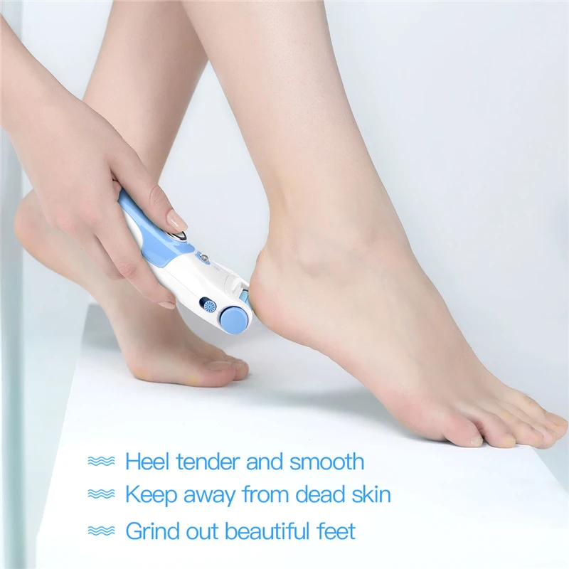 Electric Foot Care Tool Dead Skin Remover Feet Exfoliator Heel Grinding Pedicure Feet File Callus Remove Rough Fine Roller Head