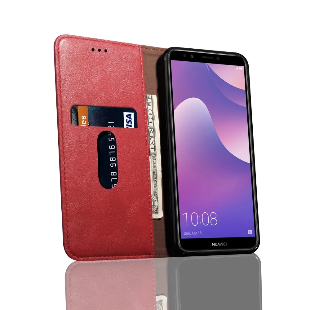 Ретро Классический Стенд кошелек кожаный чехол флип для huawei P30 P20 Lite Pro Honor 8A 10I Y9 8X случае honor 7A Pro с магнитной
