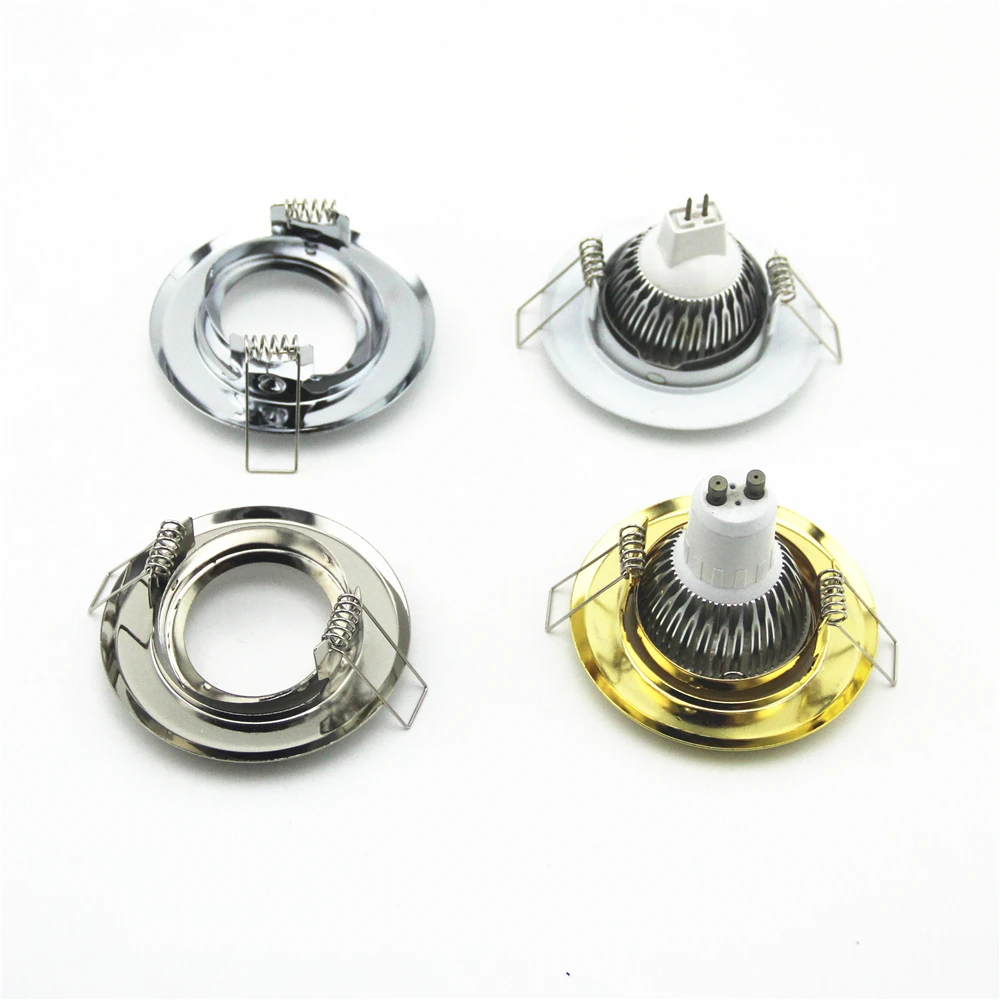 Встраиваемый светодиодный светильник золотого цвета Светодиодный прожектор Gu10