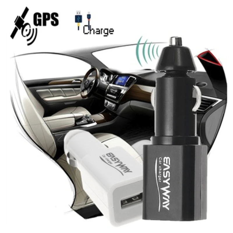 Gps трекер Отслеживание автомобиля в режиме реального времени мини gps автомобильный трекер USB Автомобильное зарядное устройство Портативный позиционер поддержка sim-карты SD карты