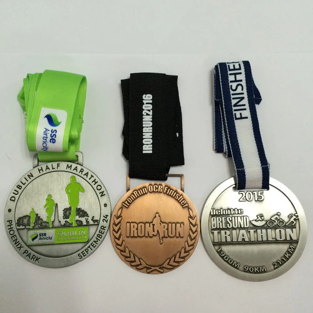 Изготовленные на заказ спортивные медали с индивидуальным дизайном-2 5 дюймовая
