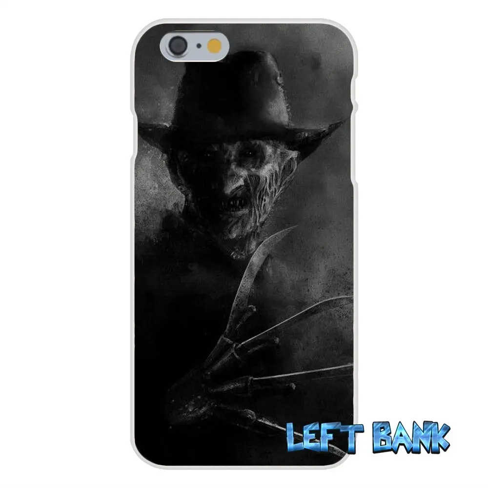 Мягкий силиконовый прозрачный чехол из ТПУ для Samsung Galaxy Note 3 4 5 S4 S5 MINI S6 S7 edge freddy krueger