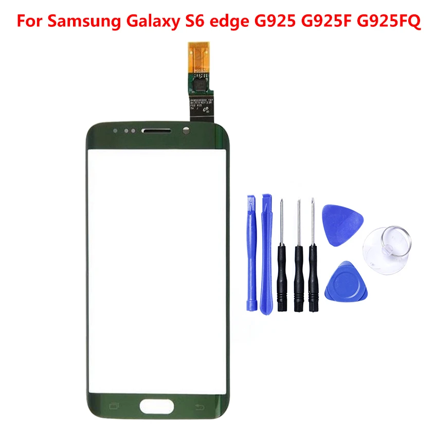Для Samsung Galaxy S6 edge G925 G925F сенсорный экран дигитайзер панель Стекло Замена с