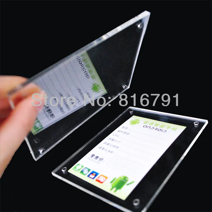Online Di Alta Qualità Su Misura Taglia Prezzo Tag Lables Grande Supporto Per Mobile Phone Fotocamera MP4 Tablet Negozio O Il Display Mostra
