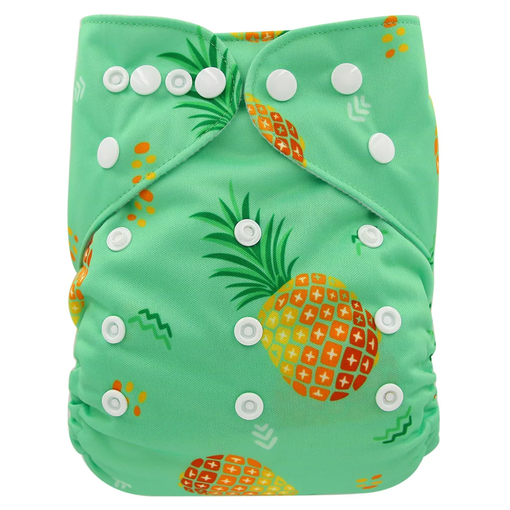 Детская одежда пеленки Couche Lavable единорог мультфильм печатных пеленки крышка Регулируемая Обучение детские штаны Многоразовые детские подгузники