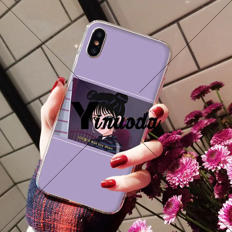Yinuoda индивидуальный мягкий чехол для телефона с изображением комиксов iPhone 5 5Sx 6 7
