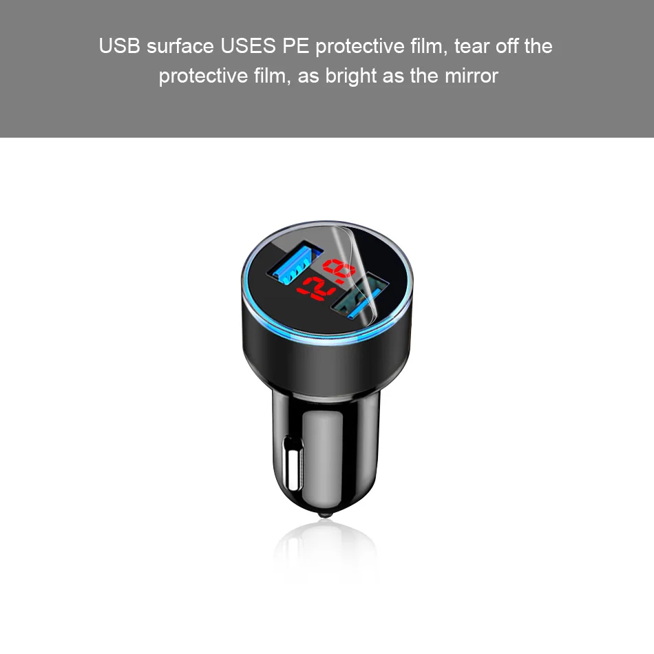Автомобильное зарядное устройство KEXU с двумя Usb портами 5 В 3 1 А|Зарядные