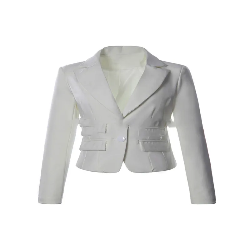 Фото Для женщин костюм Пиджаки для Slim Fit весенние офисные большой Размеры 4xl Для женщин костюм Пиджаки для Slim Fit весенние офисные большой Размеры 4xl
