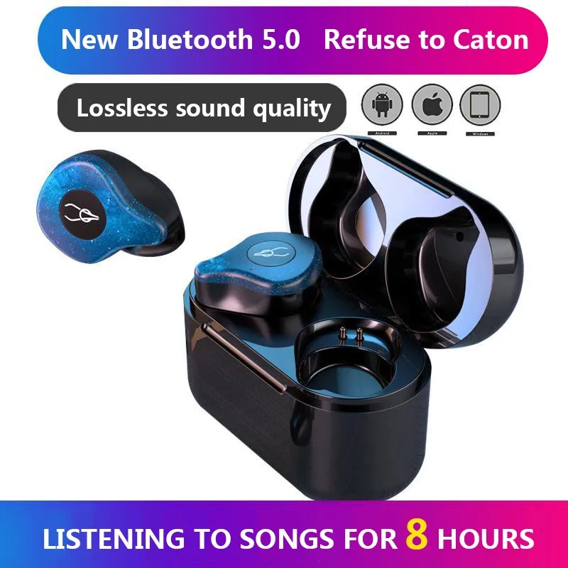 Bluetooth 5 0 наушники TWS беспроводные Blutooth Handsfree спортивные игровая гарнитура телефон