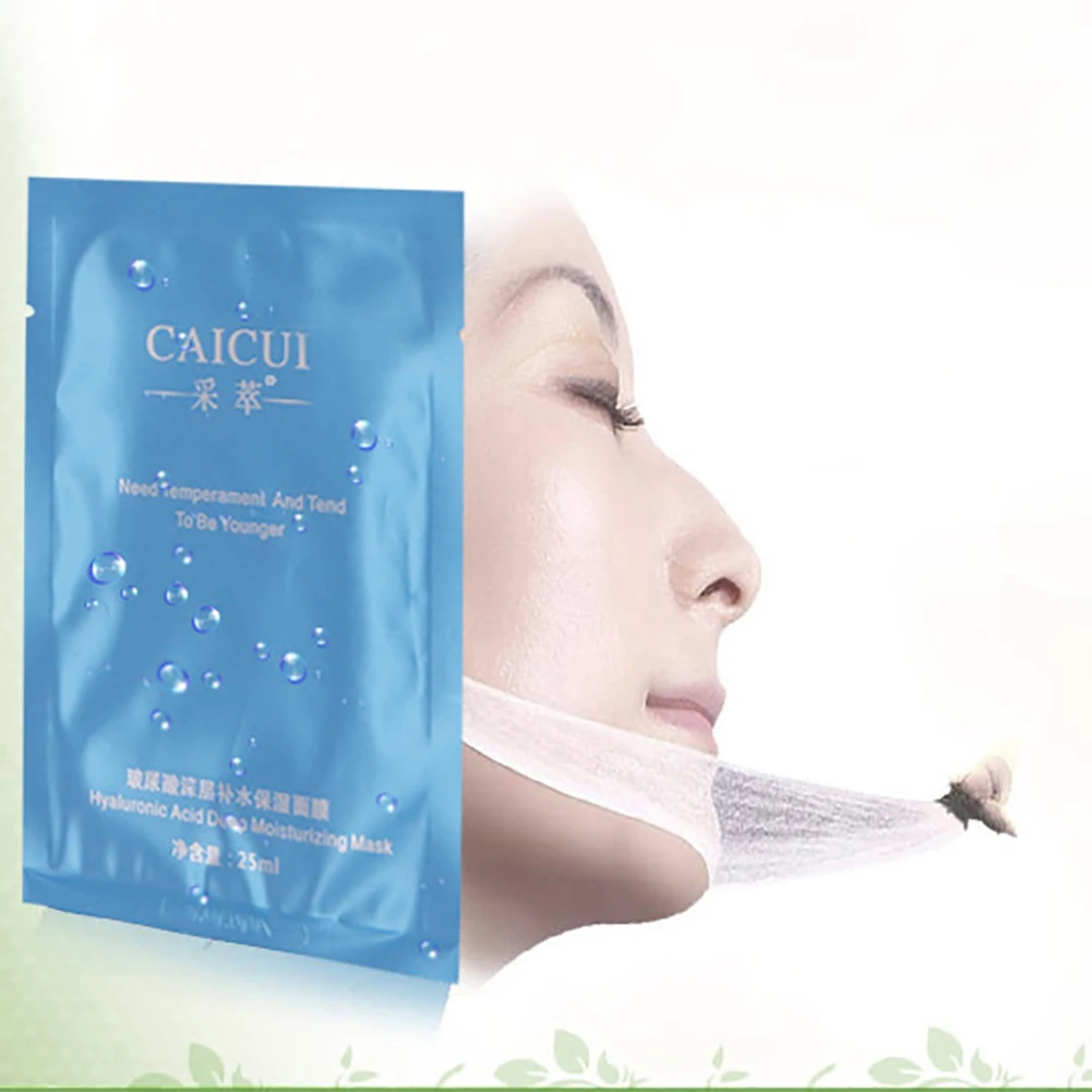 Глубоко увлажняющий с гиалуроновой кислотой шелк маска для лица Уход за