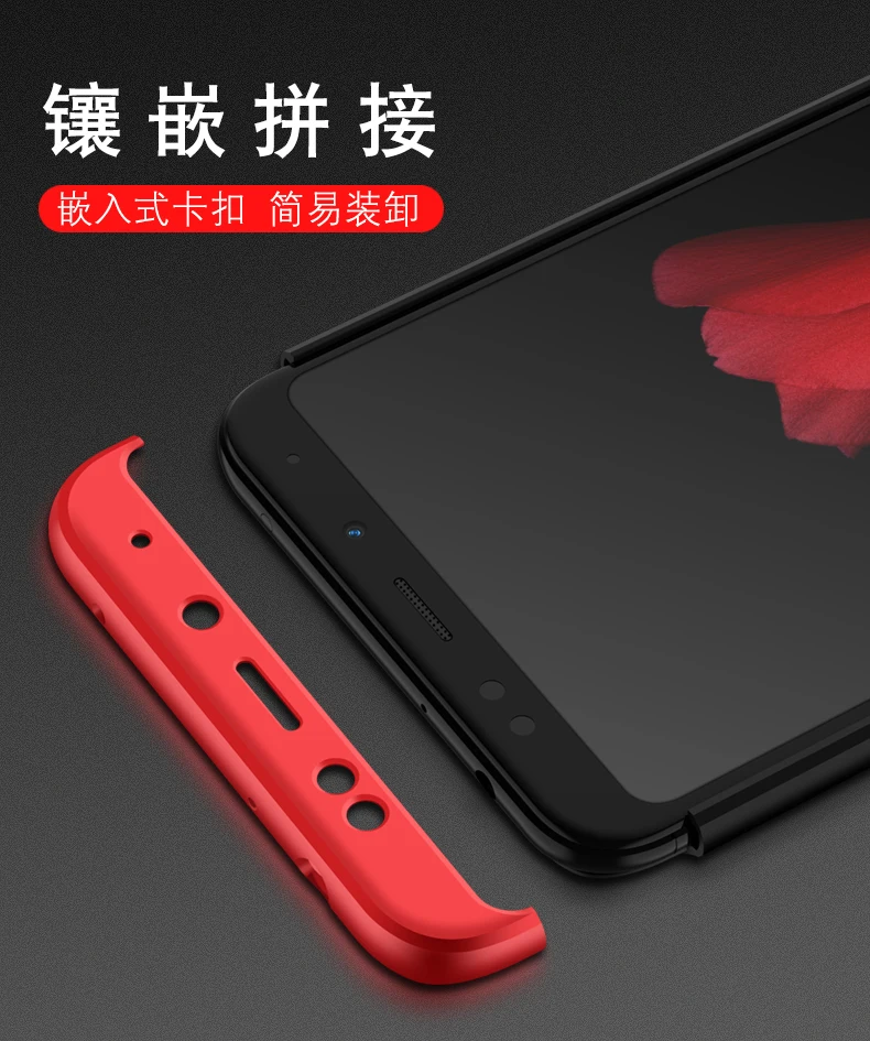 Роскошный бронированный чехол 360 для Xiaomi Redmi 5 Plus Redmi5 Pro, чехол, Жесткий Бампер, защитный чехол