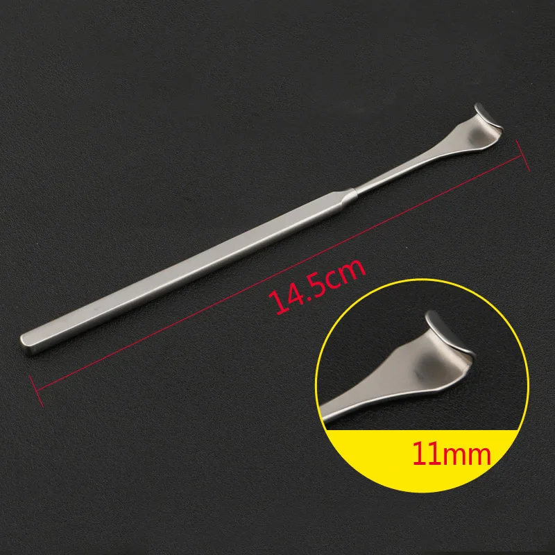 Stainless steel beauty plastic equipment fine eye bag hook eyelid pull hook type double claw double eyelid surgery tool - Цвет: B
